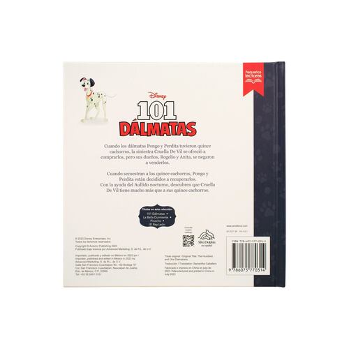 Pequeños lectores. Disney 101 dálmatas.