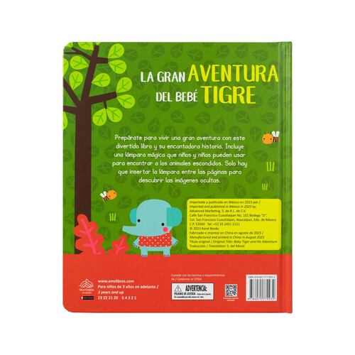 Lámpara mágica la gran aventura del bebe tigre