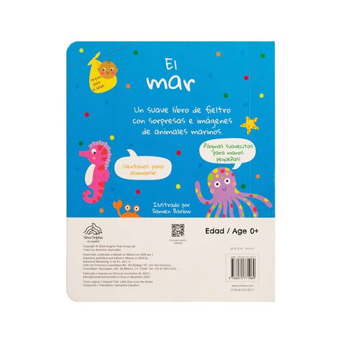 A los bebés les encanta el mar.