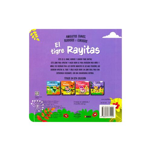 Amiguitos Suaves Ruidosos y Curiosos: El Tigre Rayitas
