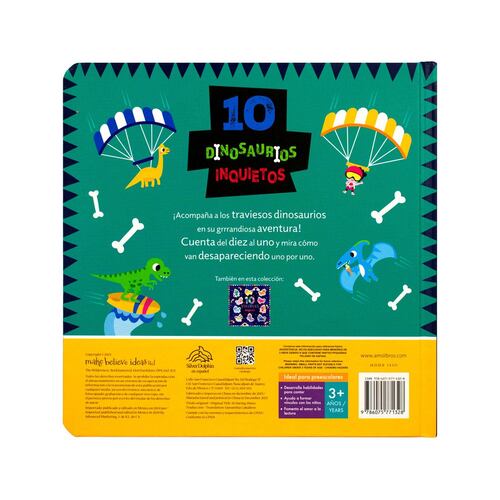 10 dinosaurios inquietos.