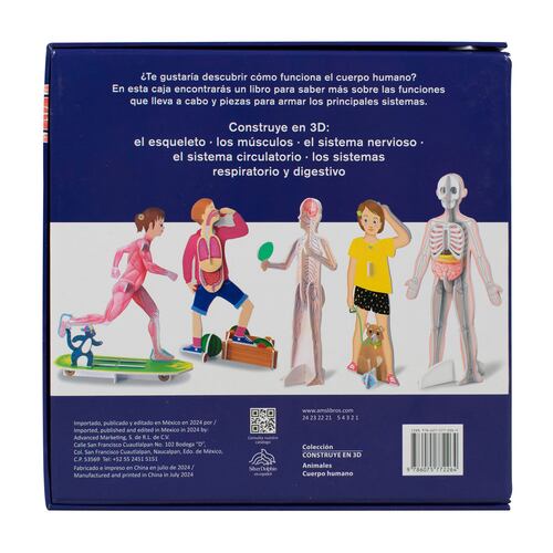 Construye en 3d cuerpo humano