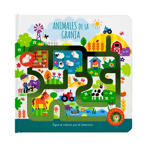 Sigue el camino por el laberinto animales de la granja