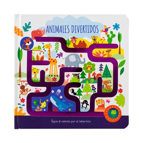 Sigue el camino por el laberinto animales divertidos