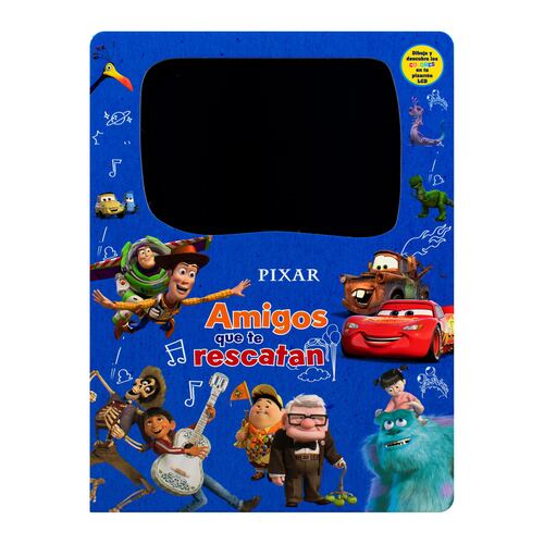 Libro con pizarrón electrónico amigos que te rescatan