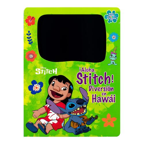 Libro con pizarrón electrónico aloha stitch diversión en Hawái