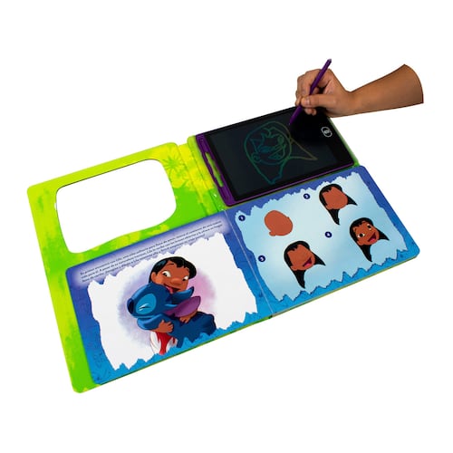 Libro con pizarrón electrónico aloha stitch diversión en Hawái