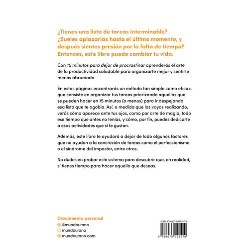 15 minutos para dejar de procrastinar