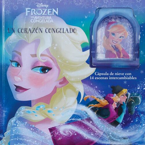 Libro con capsula de nieve: Frozen un corazón congelado