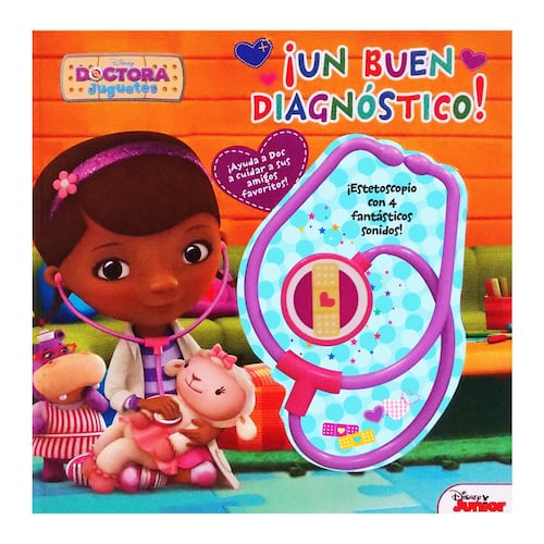 (Libro con estetoscopio) Doctora juguetes. ¡Un buen diagnóstico!