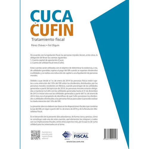 Cuca y Cufin. Tratamiento fiscal