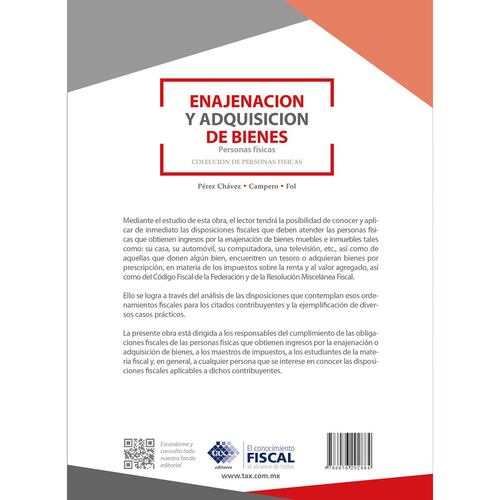 Enajenación y adquisición de bienes. Personas físicas