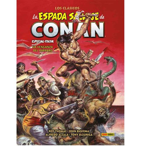 Los clásicos de la espada salvaje de conan especial color: la venganza del barbaro