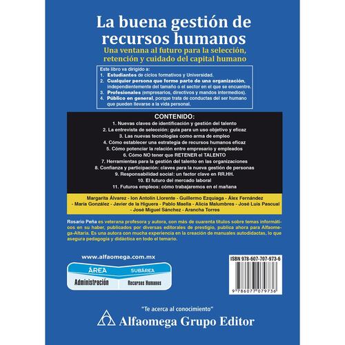 La Buena Gestión de Recursos Humanos