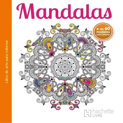 Libro Mandalas Para Colorear Niños: Libro Para Colorear con