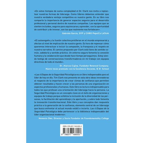 Las 4 etapas de la seguridad psicológica