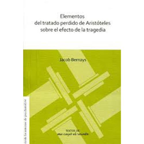 Elementos del tratado perdido de Aristóteles sobre el efecto de la tragedia