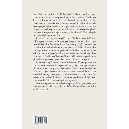 Historia de México, Ensayo y Memoria. Tomo I (1519-1761)