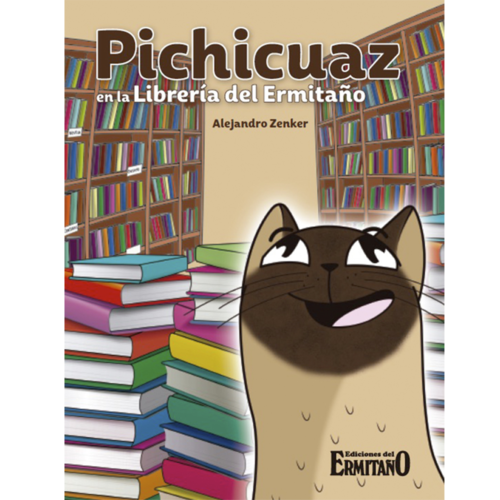 Pichicuaz en la librería del Ermitaño