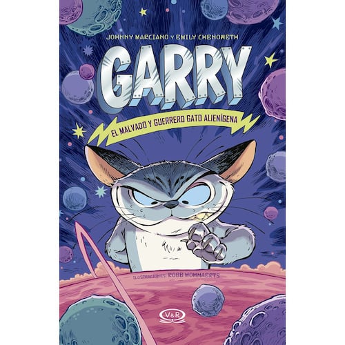 Garry el malvado y guerrero gato alienígena