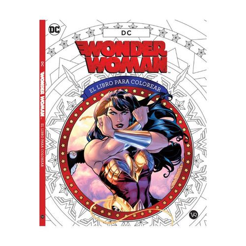 Wonder Woman El Libro Para Colorear