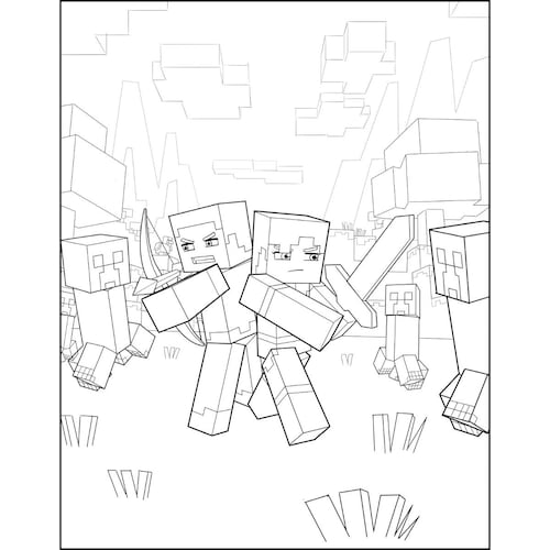 Minecraft. El libro oficial para colorear modo aventura