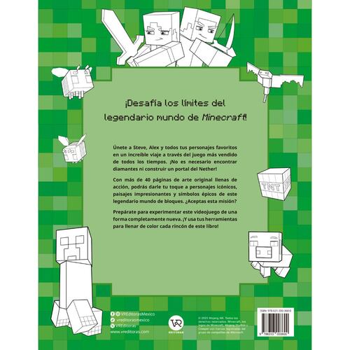 Minecraft. El libro oficial para colorear modo aventura