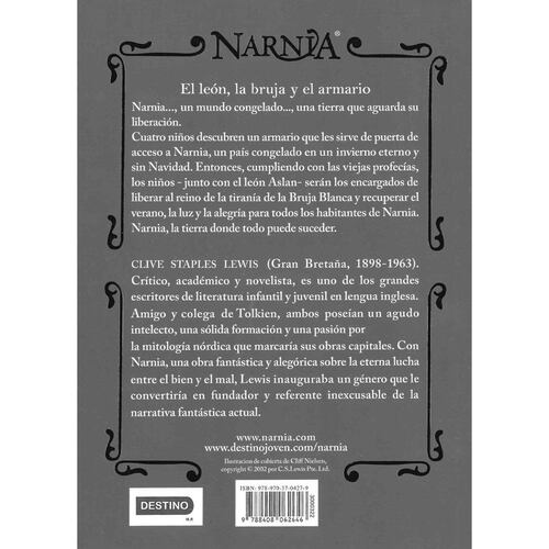 Las crónicas de Narnia 2. El león, la bruja y el armario