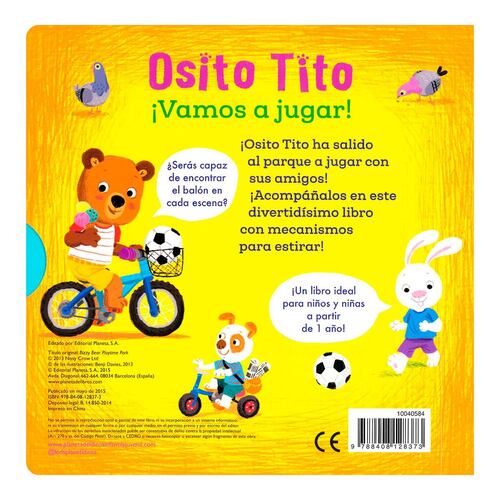 Osito Tito.¡Vamos a jugar!