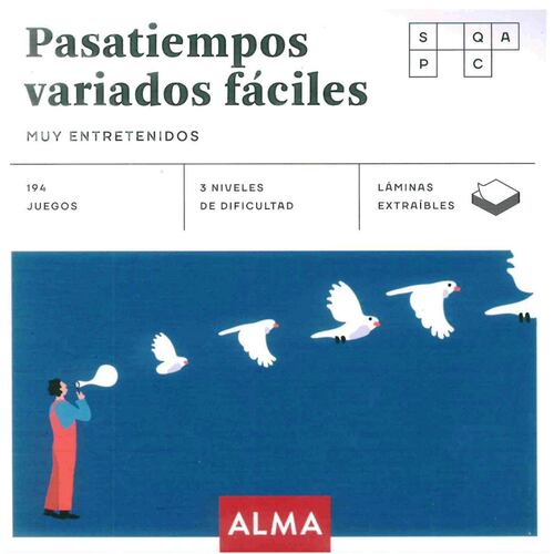 Pasatiempos variados fáciles muy entretenidos