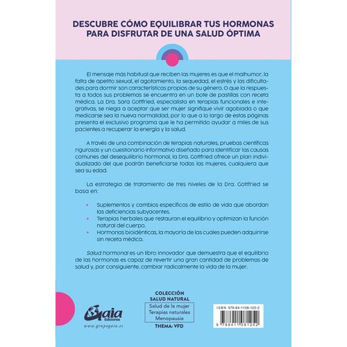 Salud hormonal. Recupera tu equilibrio, el sueño, el deseo sexual y la vitalidad de manera natural