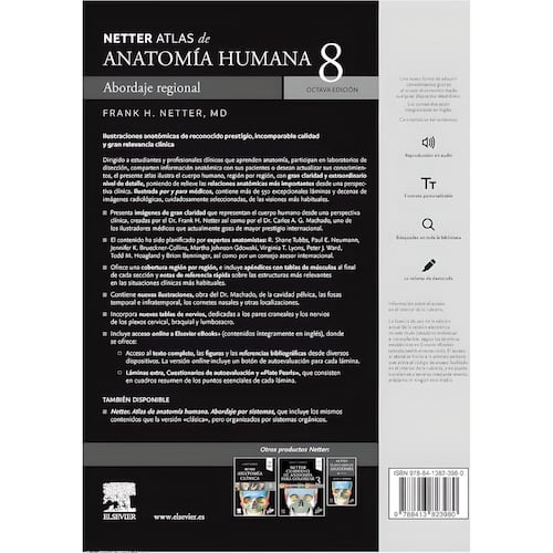 Netter Atlas De Anatomía Humana Para Colorear  8