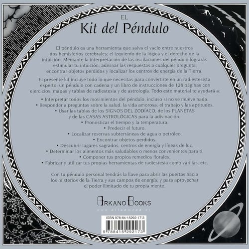 El Kit del péndulo, (Libro y péndulo)