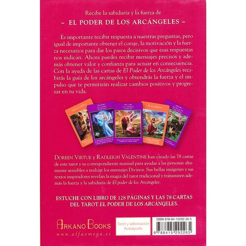 El Poder De Los Arcángeles. Tarot De 78 Cartas Y Libro Guía