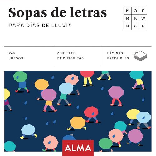 SOPA DE LETRAS PARA DIAS DE LLUVIA