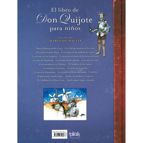 El libro de don quijote para niños