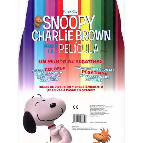 Carlitos y Snoopy La Película un Mundo de Pegatinas