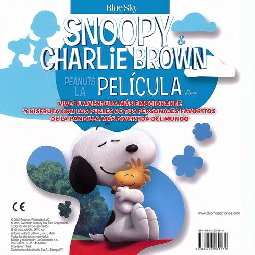 Snoopy y Charlie Brown Peanuts La Película Mi Libro Puzle