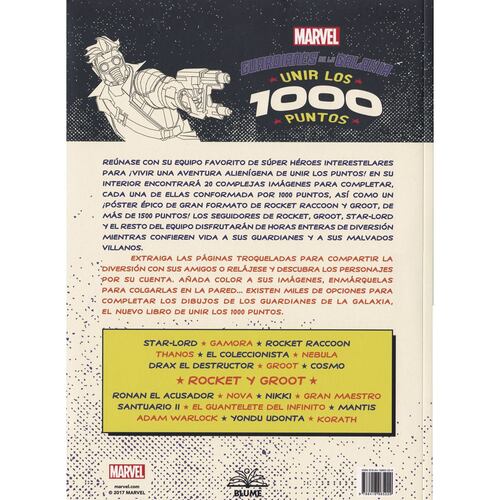 Unir los 1000 puntos Guardianes de la Galaxia