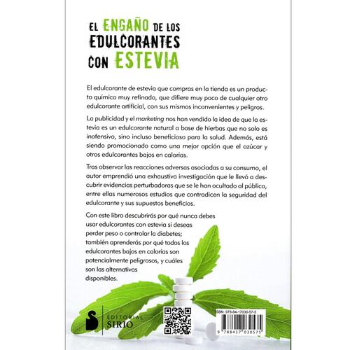 El engaño de los edulcorantes con estevia
