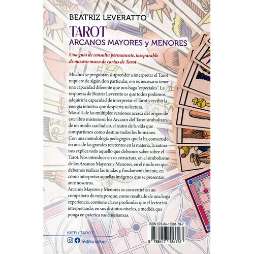 Tarot arcanos mayores y menores. De los símbolos arquetípicos del destino a la comprensión de lo cotidiano