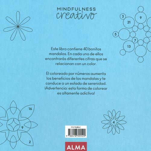 Mandalas espirituales para colorear por números