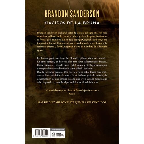 Nacidos de la Bruma (Trilogía Original Mistborn 1)
