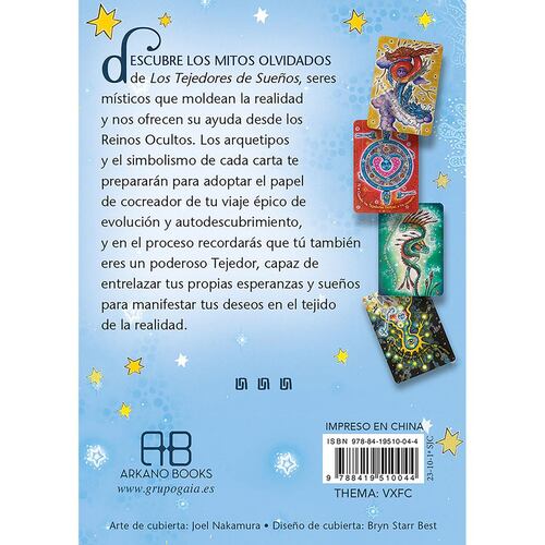 Los tejedores de sueños, (Libro y cartas)