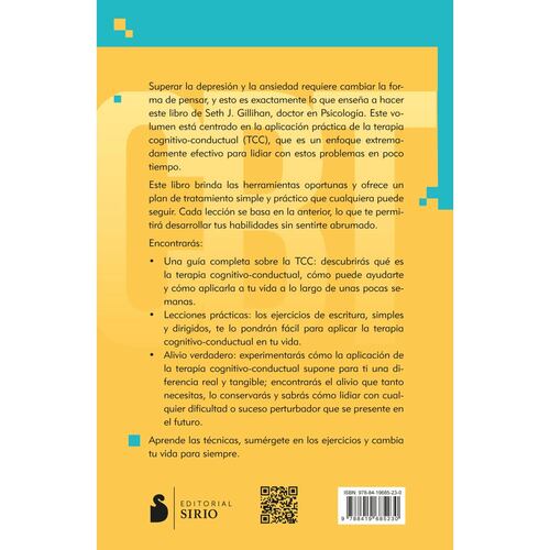 Terapia cognitivo conductual en 7 semanas