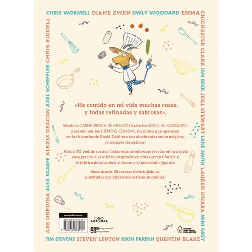 Las riquísimas recetas repulsivas de Roald Dahl