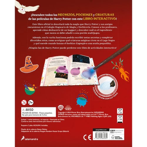 El libro de hechizos y pociones