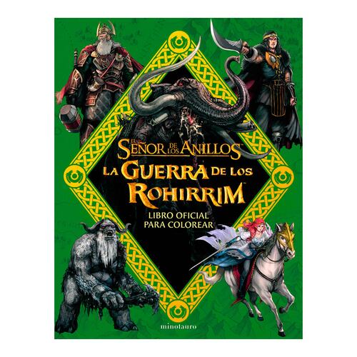 El señor de los anillos. La guerra de los Rohirrim. Libro  oficial para colorear