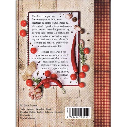 Mi Agenda de Cocina Tradicional