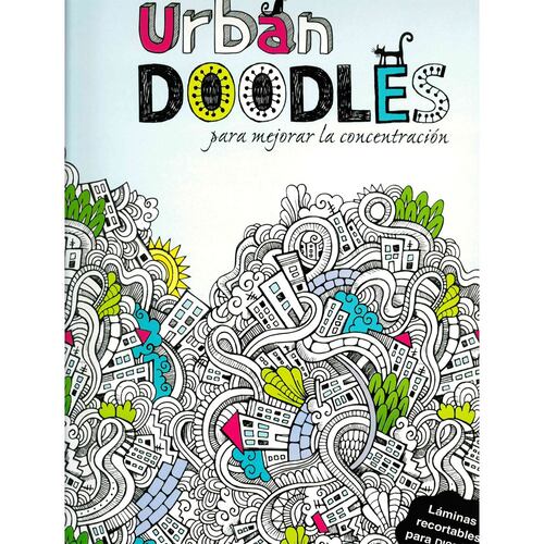 Doddle Books: Urban Doodles para Mejorar La Concentración